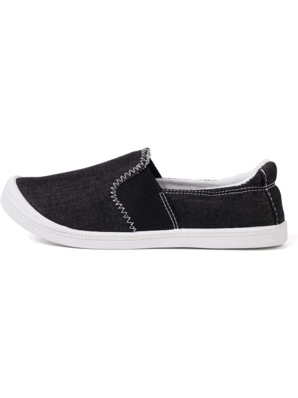 Women's Black Comfortable Lace-Up Breathable Walking Casual Stylish Sneakers